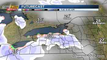 Yellow Alert: Some wind and lake snow Tuesday