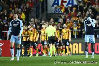 Club Brugge gaat na voorsprong nog kopje-onder in Mechelen en moet het stellen met 5 op 12