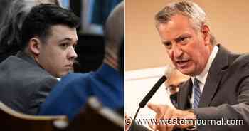 Mayor Bill de Blasio Blasts Rittenhouse Verdict on Twitter, Calls Him a 'Killer'