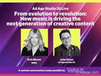 Watch on Dec. 3 at 1 p.m. EST: From evolution to revolution: How music is driving the next generation of creative content