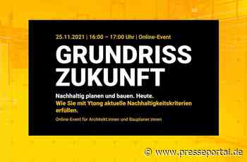 Online-Event zu nachhaltiger Architektur - Presseportal.de