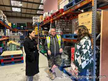 Nadia Whittome MP donates part of her salary to a Nottingham food bank - West Bridgford Wire