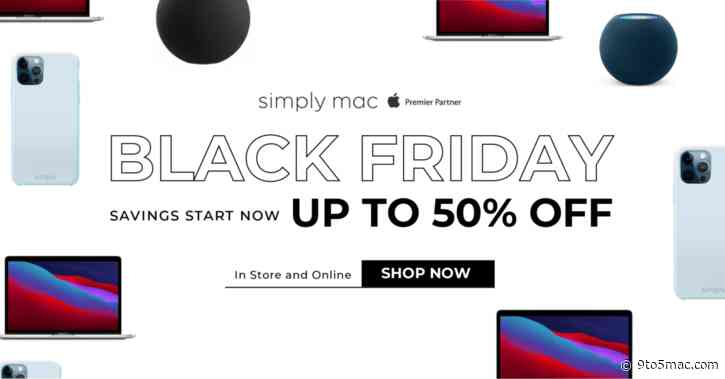 Simply Mac Black Friday sale offers up to $350 off Macs + 50% off HomePod mini, cases and more