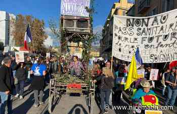 Nouvelles mobilisation des anti-pass sanitaire, plusieurs centaines de manifestants défilent dans Nice