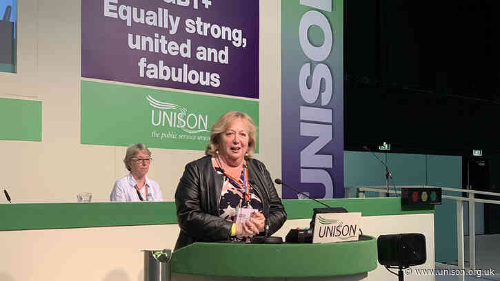 Christina McAnea thanks activists at LGBT+ conference