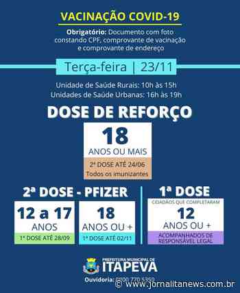Itapeva terá mutirão de vacinação contra a Covid-19 - Jornal Ita News