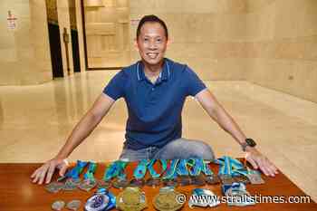 Athletics: Avid runner, 53, goes the distance in StanChart S'pore Marathon for 17th time - The Straits Times