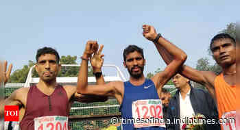 Runners from Indian Army wins first 3 positions in Indira Marathon - Times of India
