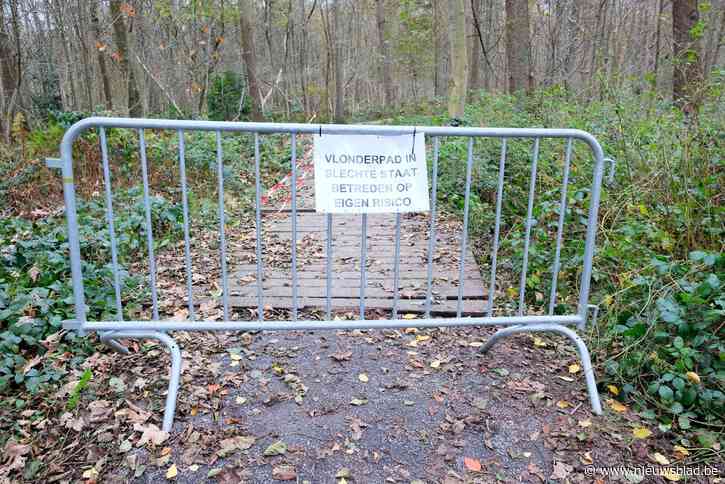 Vlonderpad alleen op eigen risico te betreden