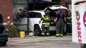 SUV Crashes into Dunkin' Donuts on Long Pond Road in Greece