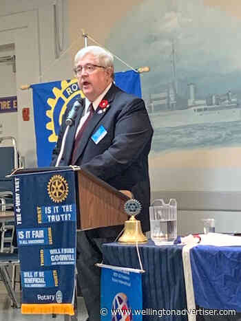 The Rotary Club of Fergus held a Remembrance event - Wellington Advertiser