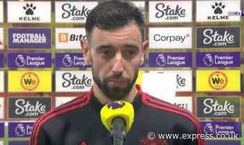 Bruno Fernandes disagrees with angry Man Utd fans after humiliating Watford defeat - Daily Express