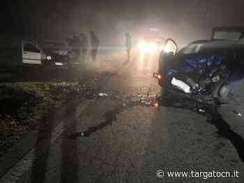 Scontro tra due auto sulla Reale in direzione Fossano - TargatoCn.it