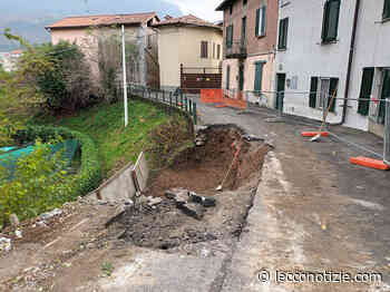 Lecco, partiti i lavori in via Lusciana per la sistemazione della strada - Lecco Notizie