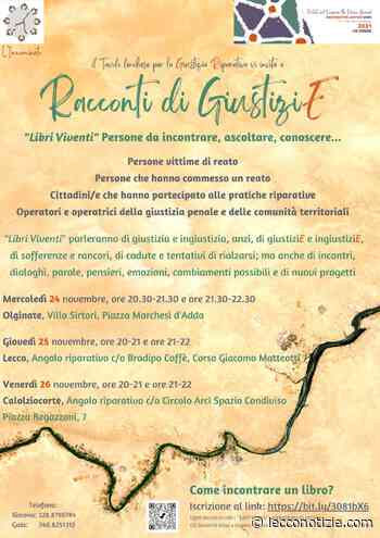 A Lecco la Settimana della Giustizia riparativa - Lecco Notizie
