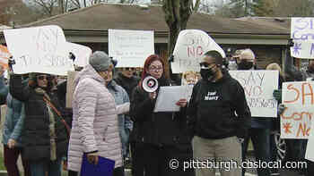 Protest In Opposition Of Concealed Carry Bill Held In Upper St. Clair - CBS Pittsburgh