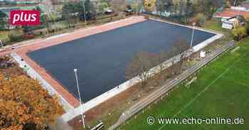 Kunstrasenplatz in Bischofsheim fast fertig - Echo Online