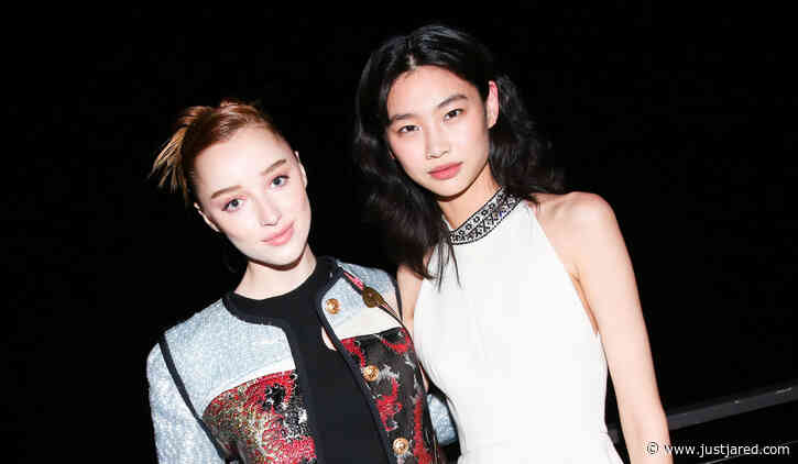 Netflix's Hottest Stars Phoebe Dynevor & HoYeon Jung Meet Up at Louis Vuitton Dinner!
