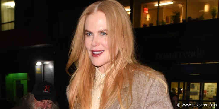 Nicole Kidman Bumps Elbows With Fan After 'Being The Ricardos' Screening