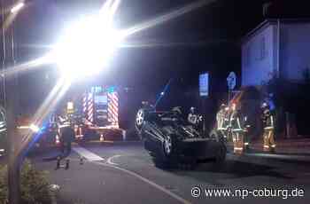 Kronach: Auto landet auf dem Dach: Drei Verletzte - Neue Presse Coburg - Neue Presse Coburg