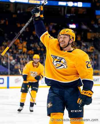 After injury and COVID, Mathieu Olivier's back with Nashville Predators and already swinging