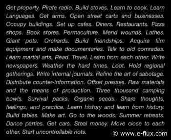 The Art of Mutual Aid - Architecture - E-Flux