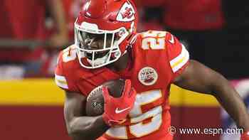 Chiefs activate RB Edwards-Helaire off injured list