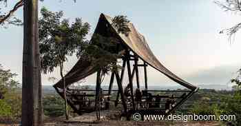 wooden 'mirador aula' is suspended above protected forest in ecuador - Designboom