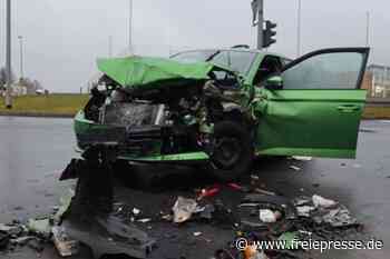 Schwerer Verkehrsunfall auf B169 - Zwei Schwerverletzte - Freie Presse