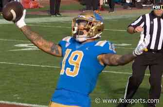 Dorian Thompson-Robinson finds Kazmeir Allen for second long TD, giving UCLA a 21-10 lead