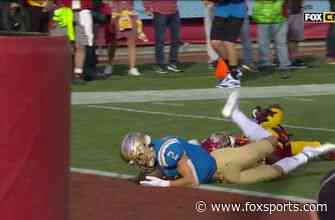 Kyle Philips’ 23-yard TD catch from Dorian Thompson-Robinson extends UCLA’s lead over USC to 14-10