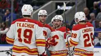 Flames spoil opening of Islanders' new arena with 5-2 win - Lethbridge News Now