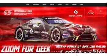 L'Aston Martin Vantage parée du revêtement BAPE+GEEKVAPE se prépare pour le Grand Prix de Macao