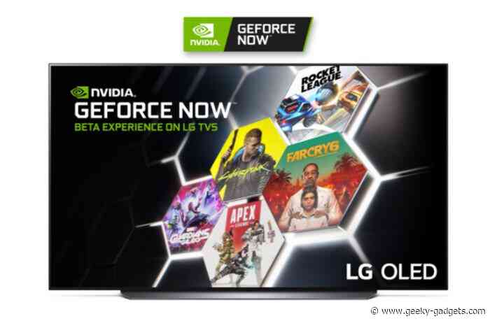 NVIDIA GeForce NOW cloud gaming app streams directly to WebOS Smart TVs