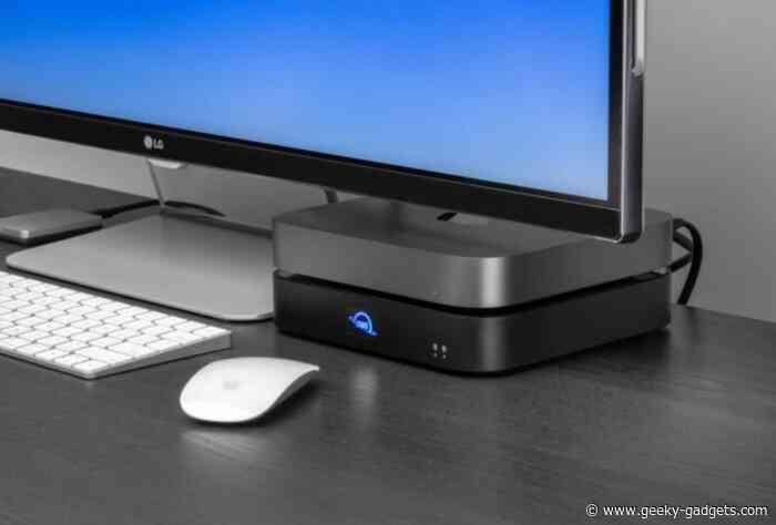 OWC miniStack STX Thunderbolt 4 storage and expansion hub from $299