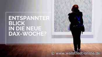 DAX-Wochenplan: Solide Wochenentwicklung aber erste Schwäche im DAX