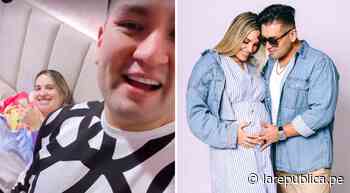 Deyvis Orosco muestra tiernas imágenes de Cassandra Sánchez dando de lactar al bebé Milán - LaRepública.pe