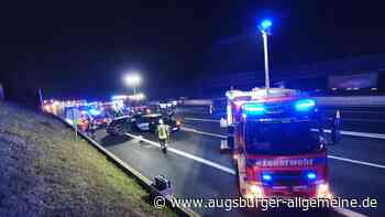 A8: Unfall mit mehreren Verletzten und langem Stau - Augsburger Allgemeine