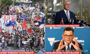 Dan Andrews accuses Scott Morrison of 'pandering to extremists' Australia Melbourne - Daily Mail