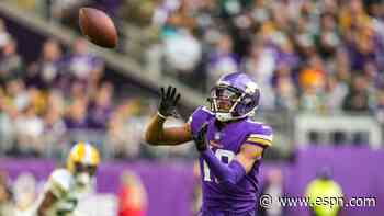 Vikings' Justin Jefferson tops 100 receiving yards in first quarter; sets up TD