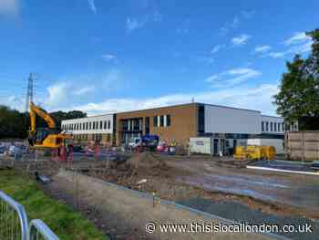 New school opens in Surrey but campus is still under construction