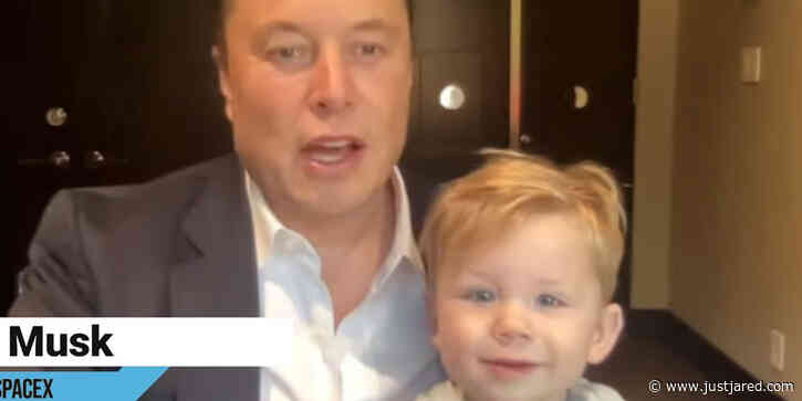 Elon Musk's Baby Son X Æ A-12 Makes Rare Appearance in SpaceX Presentation