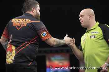 Smith beats van Gerwen to reach Grand Slam semi-final - St Helens Reporter
