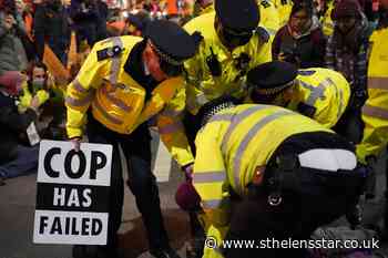 Climate activists arrested after blocking central London bridge - St Helens Star