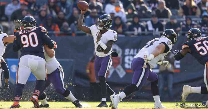 Former Utah quarterback Tyler Huntley drives Ravens past Bears