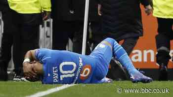 Lyon v Marseille abandoned after Payet hit on head by bottle five minutes into game