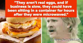 These 15 Menu Items Should Be Avoided At All Costs, According To Popular Fast Food Restaurant Workers - BuzzFeed