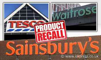 Waitrose, Tesco & Sainsbury’s recall popular foods due to allergy fears - ‘do not eat it’ - Daily Express