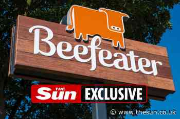 Beefeater diners handed menus of food they can’t have due to supply shortages... - The Sun