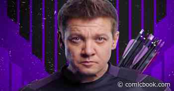 Jeremy Renner Suits Up in New Purple Costume for Marvel's Hawkeye - Comicbook.com